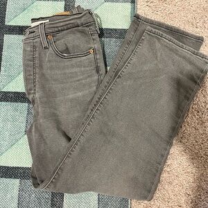 Levi gray jeans ribcage fit